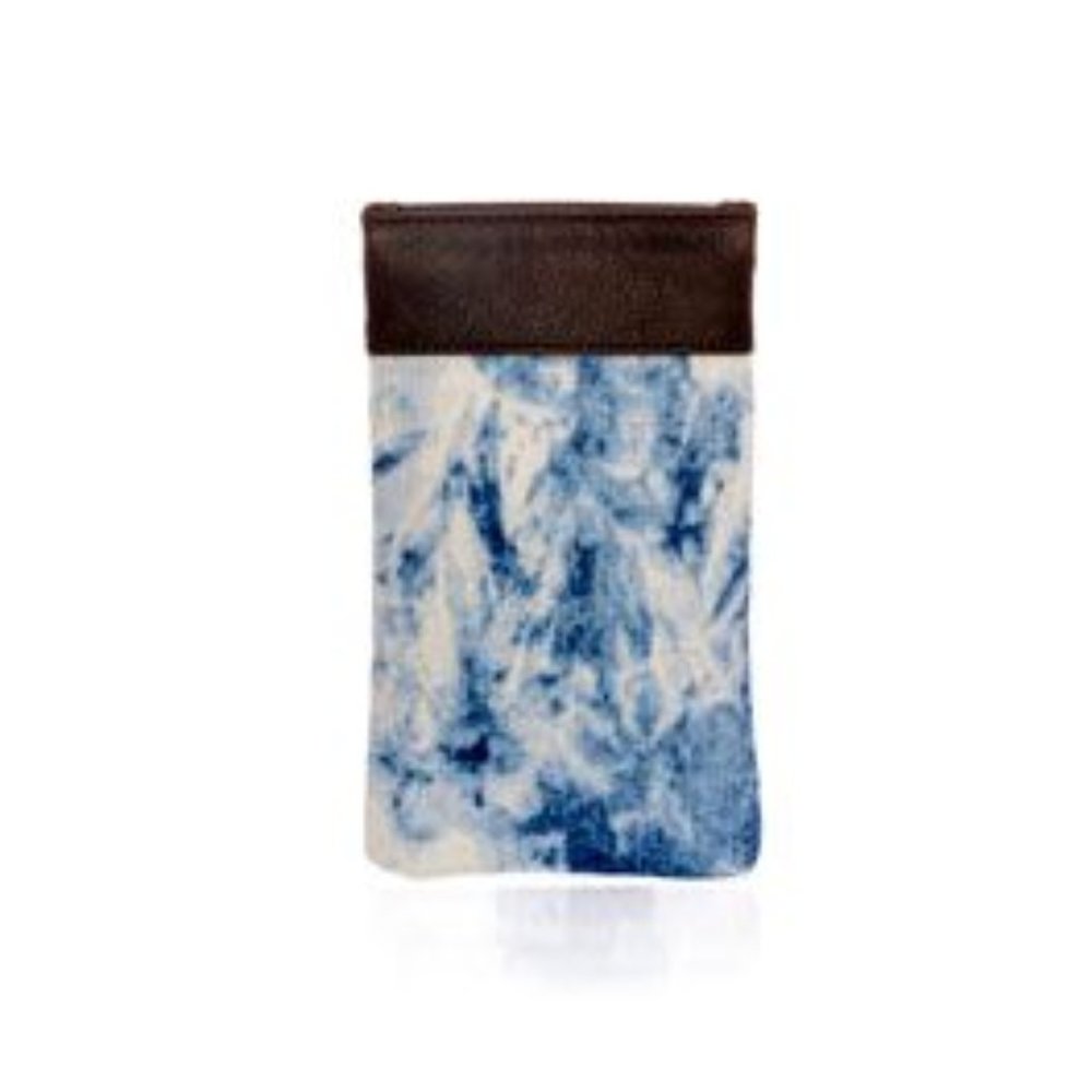 Thirty-One Pinch Top Eyeglass Case - Indigo Burst